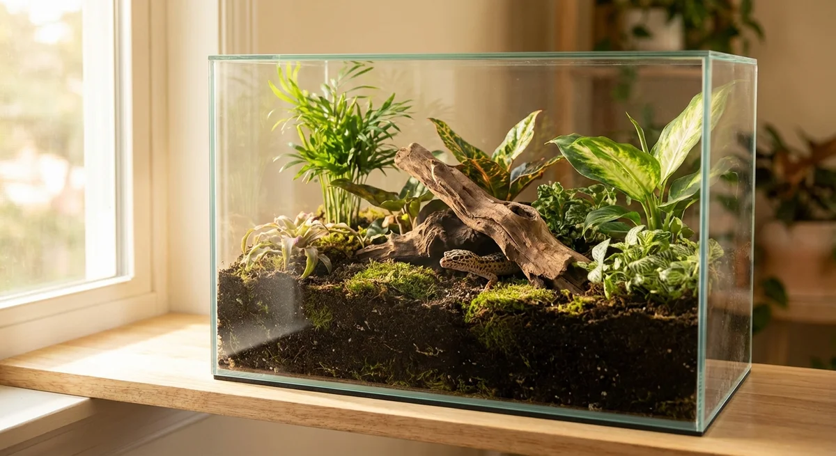 Fordele ved Biobed bundlag i bioaktive terrarier