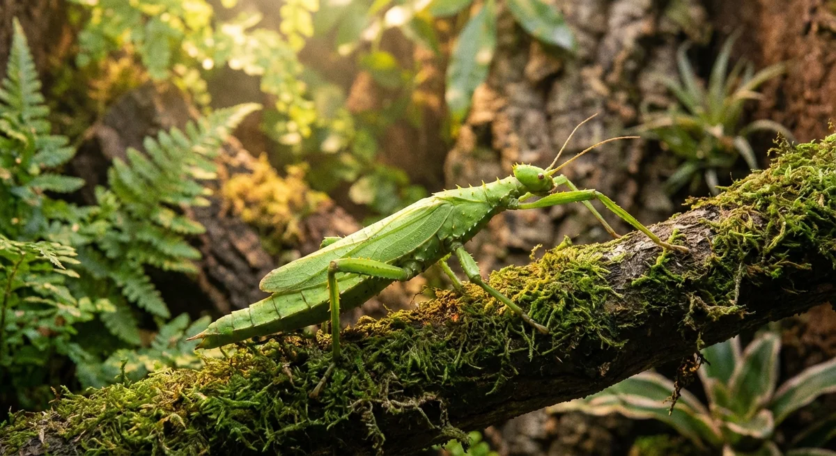 Heteropteryx dilatata - Den majestætiske junglenymfe