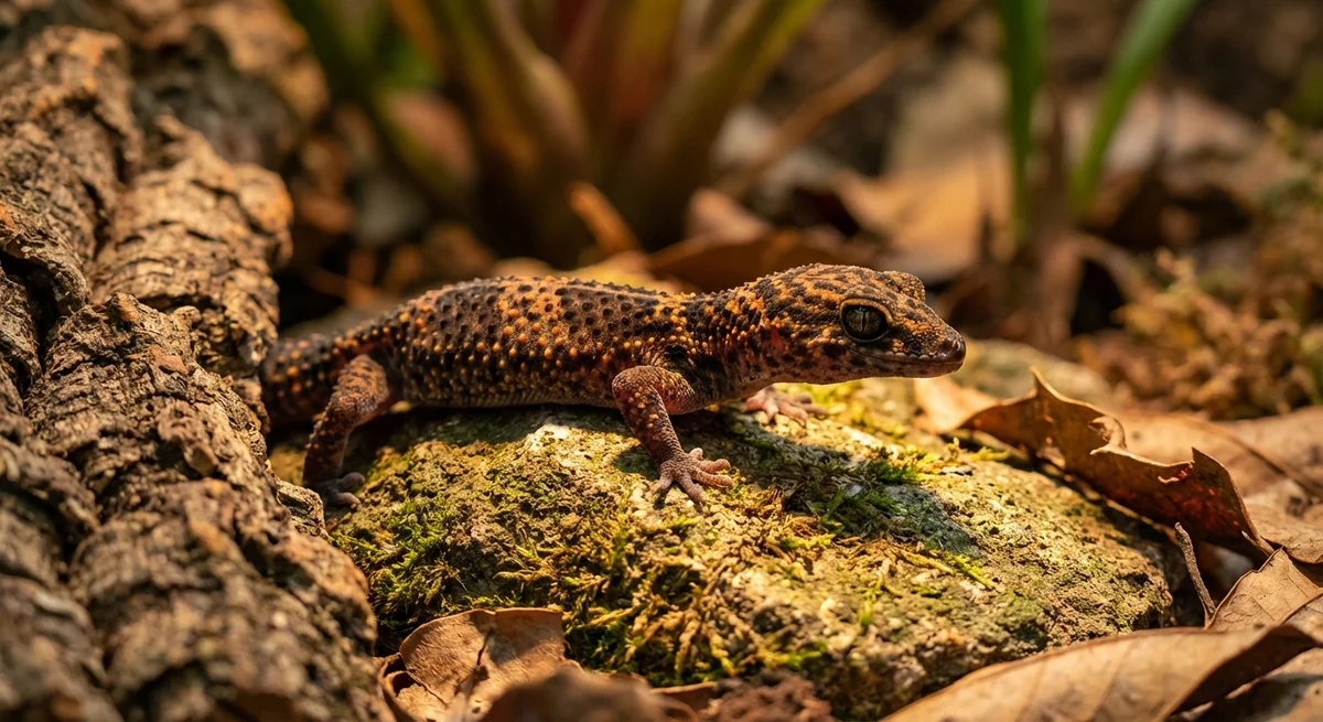 Hainan-grottegekko (Goniurosaurus hainanensis)