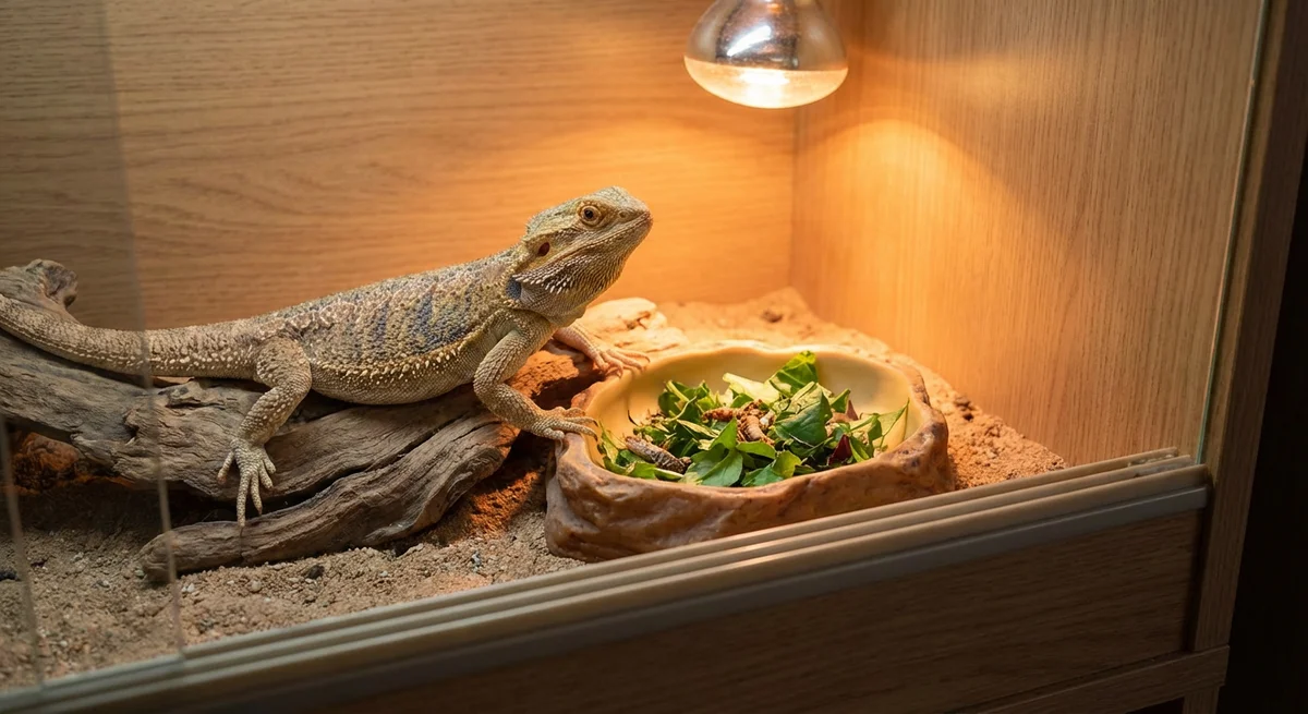 Hold og pasning af skægagame (Pogona vitticeps)