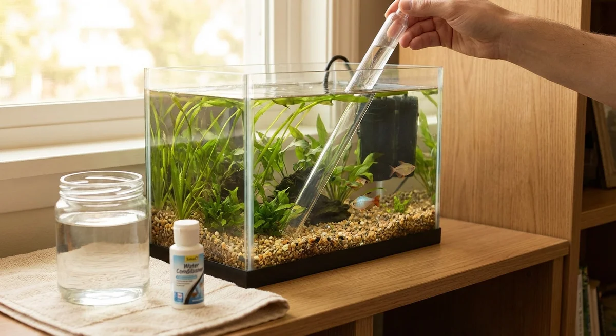 Hvor ofte skal man skifte vand i akvarium?