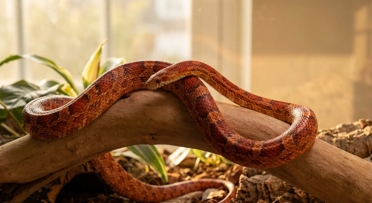 Kornsnog (Pantherophis guttatus) – Den ideelle slange til begyndere