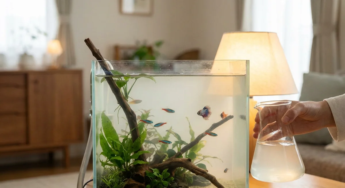 Mælket vand i akvarium – hvorfor sker det?