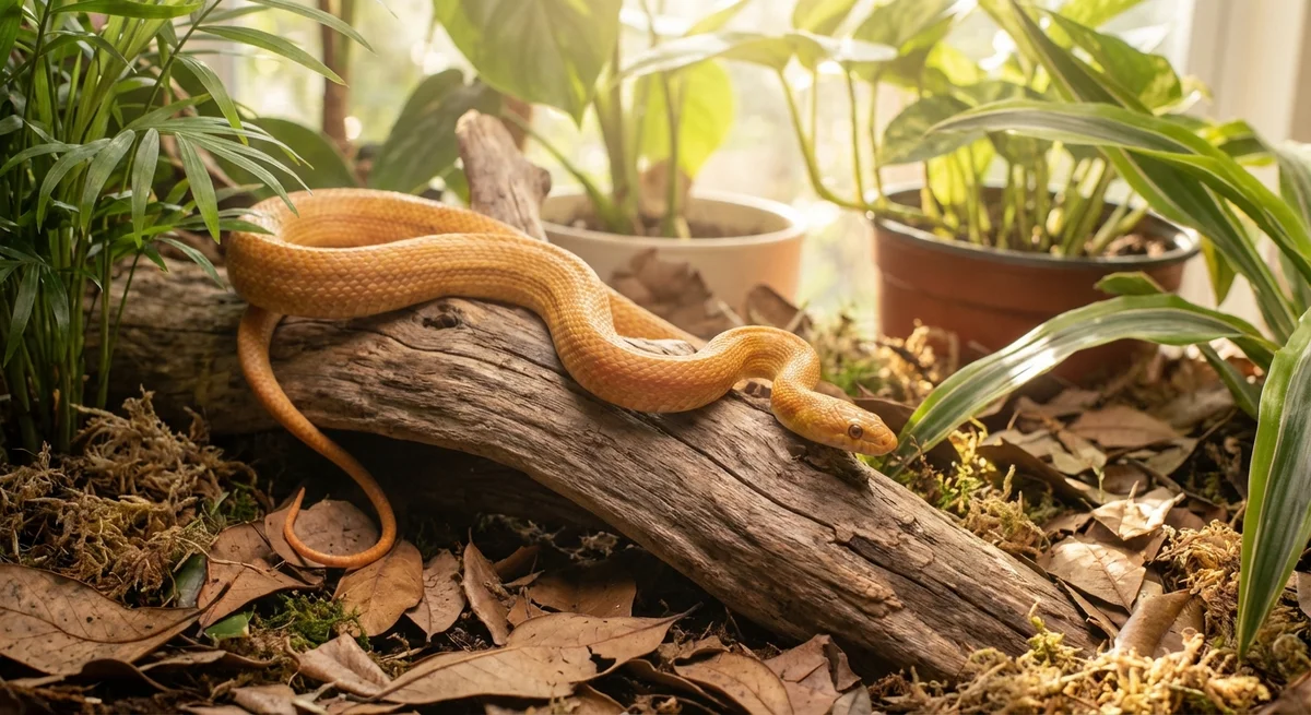 Orange rottesnog (Elaphe obsoleta rossalleni) – Alt hvad du skal vide
