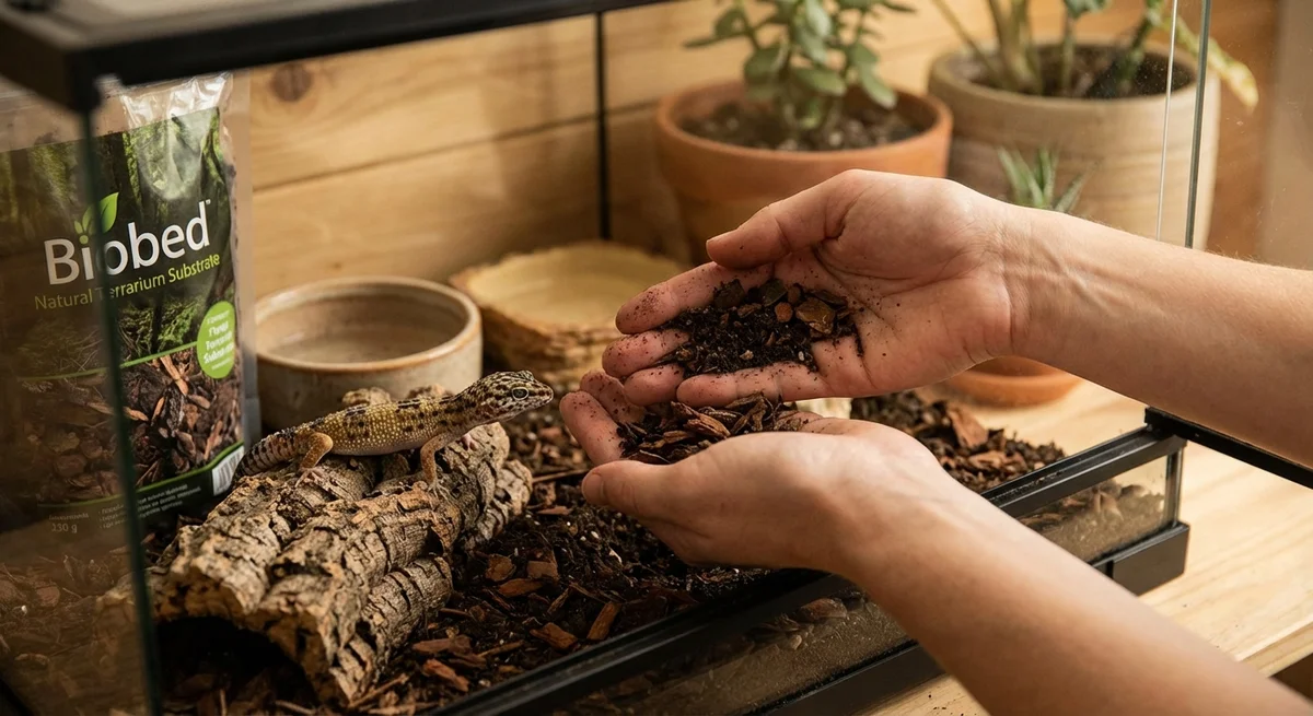 Sådan bruger du Biobed bundlag korrekt i dit terrarium