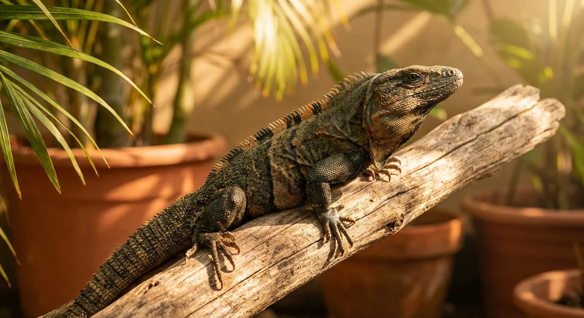 Sort leguan (Ctenosaura similis)