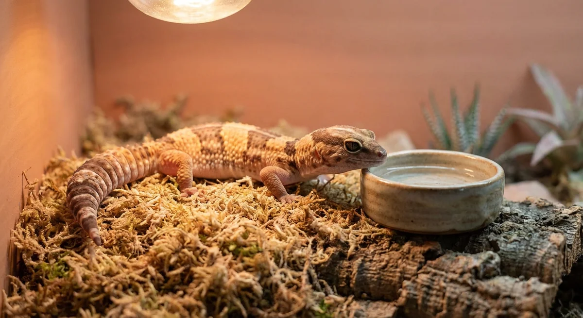 Vestafrikansk Tykhalegecko - Hemitheconyx caudicinctus