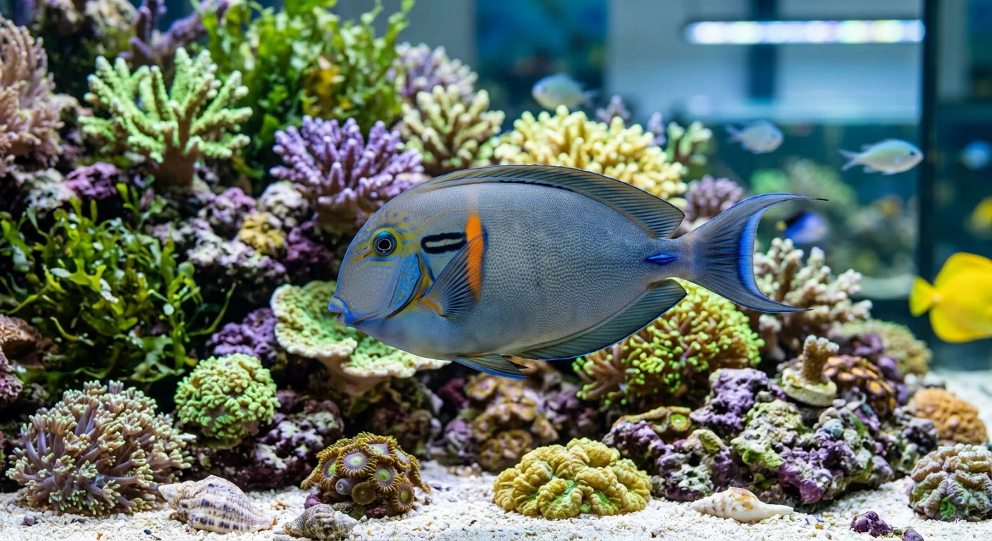 Løjtnant-kirurgfisk (Acanthurus tennentii)