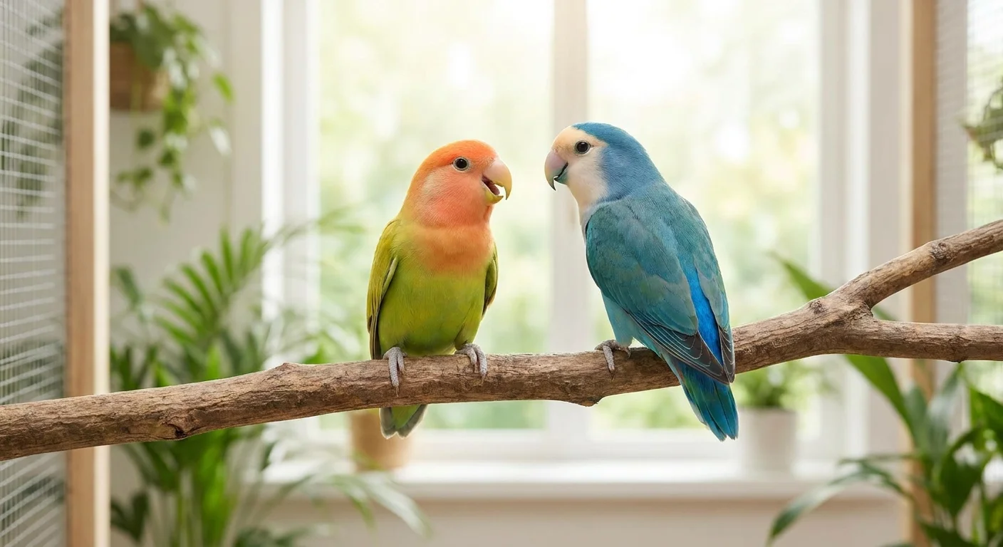 Larmer dværgpapegøjer meget? En guide til støjniveau hos lovebirds
