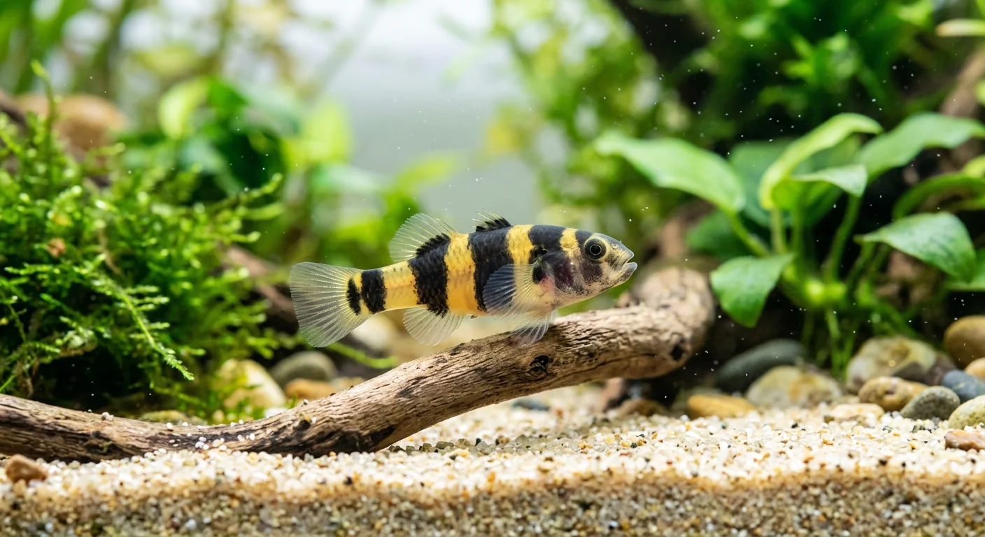 Humlebi goby (Brachygobius xanthozonus)