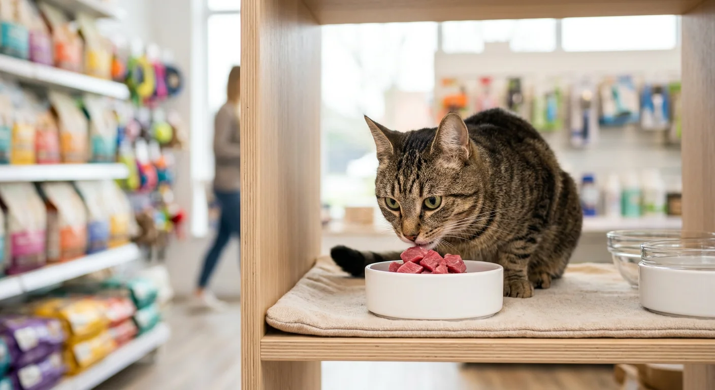 Kan katte spise råt kød?
