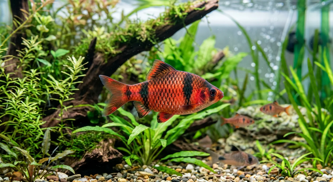 Odessa Barbe (Pethia padamya) – Den levende orange perle i akvariet