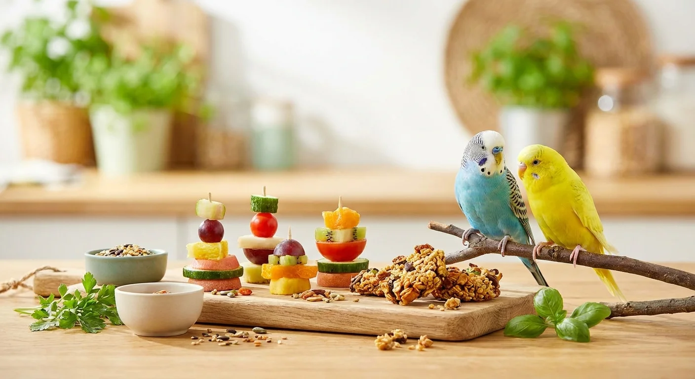 Hjemmelavede Snacks til Undulater