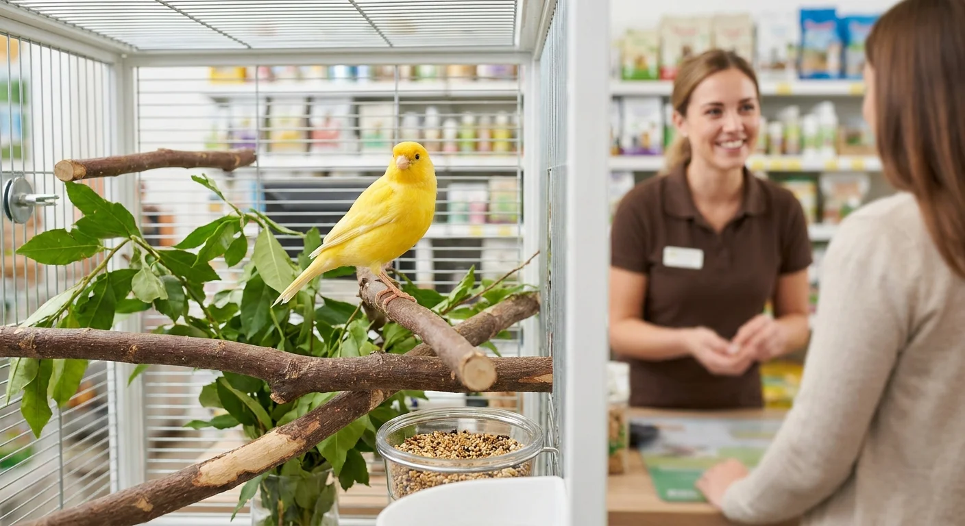 Tegn på stress hos kanariefugle