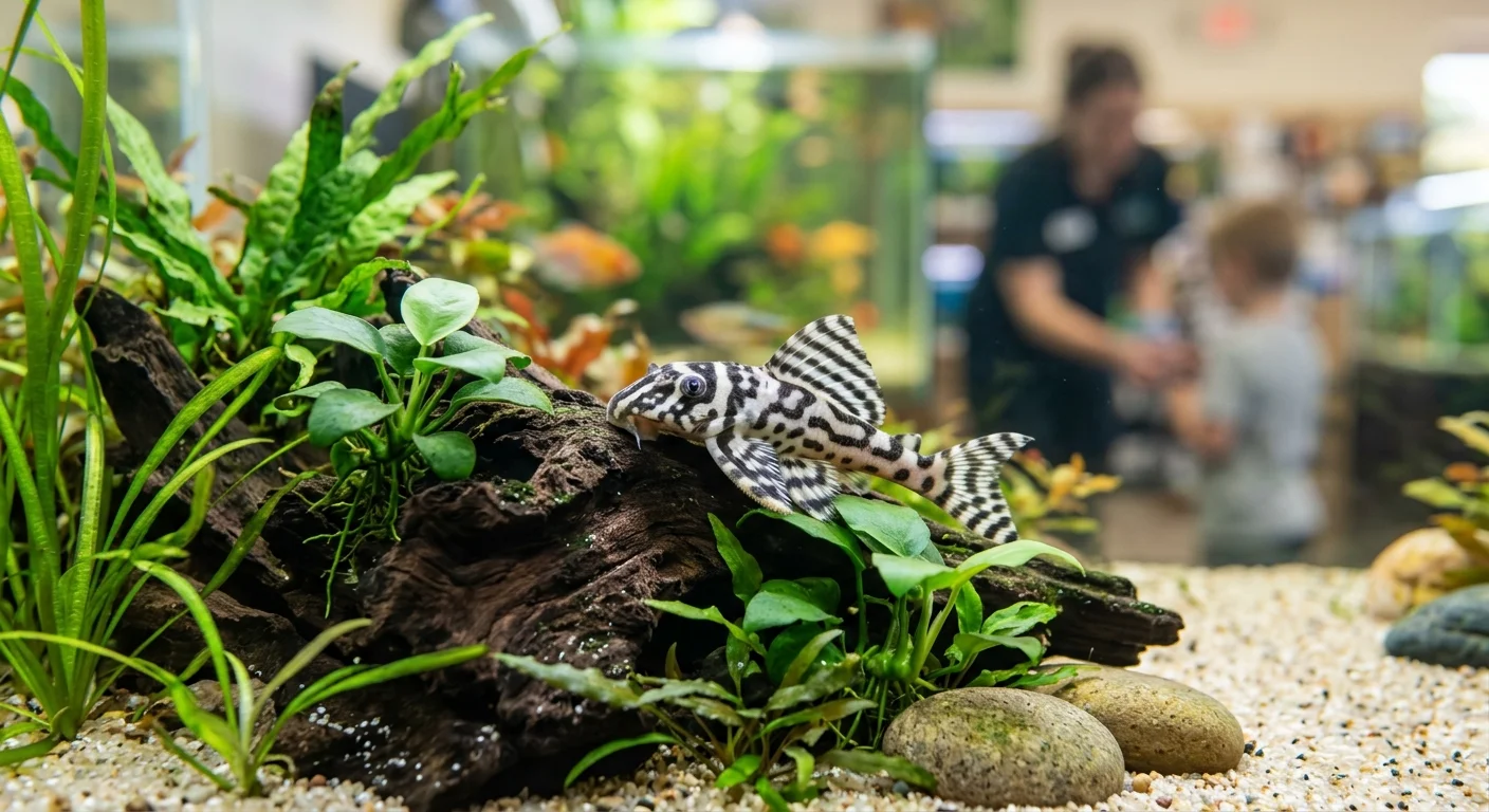 L-199 Hypancistrus furunculus – Gulhovedet zebrasugemalle