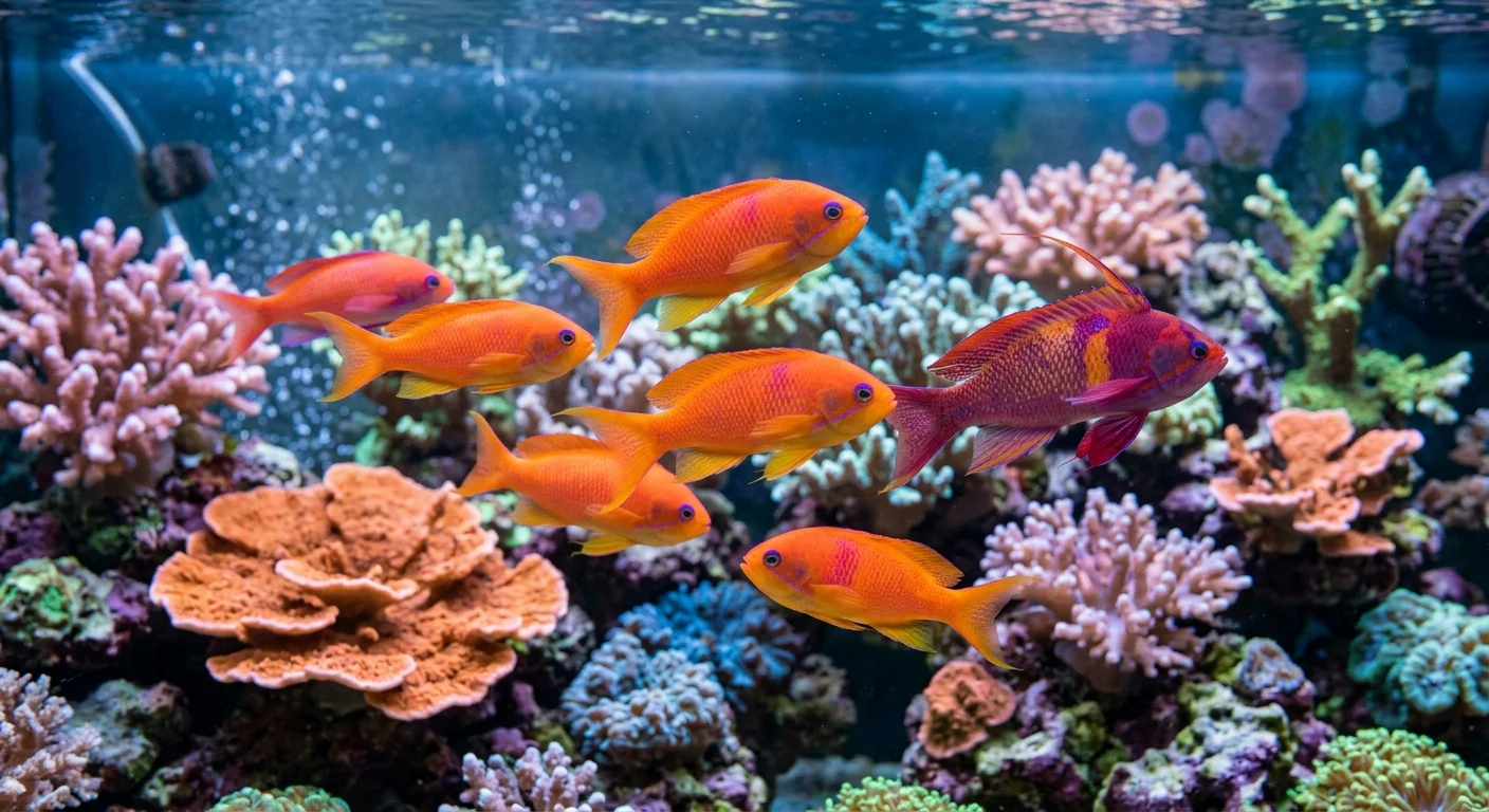 Pseudanthias squamipinnis – Juvel fanebars (Lyretail Anthias)
