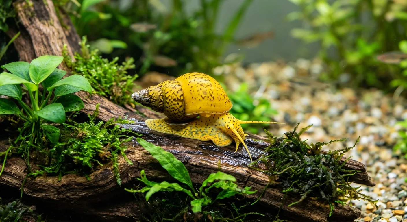Golden Spot Sulawesi Tornsnegl (Tylomelania sp.)