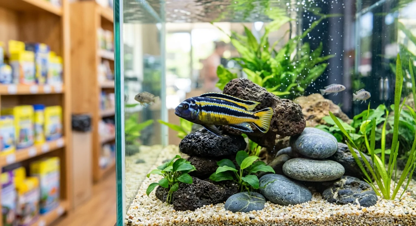 Melanochromis auratus – Auratus cichlide, den gyldne mbuna