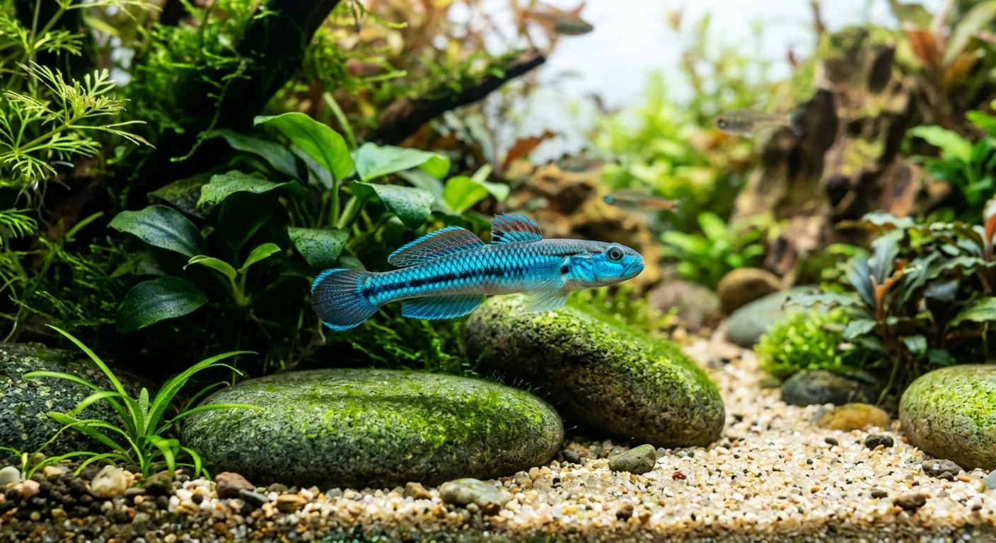 Blå Neon Goby (Stiphodon sp. undio blue) – Den levende blå neon i dit akvarium