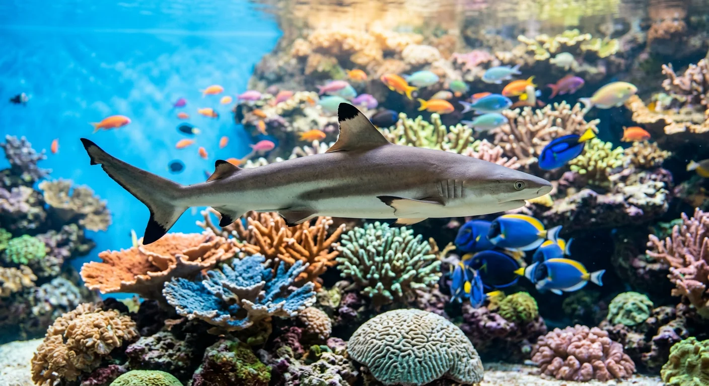 Sorttippet revhaj (Carcharhinus melanopterus)