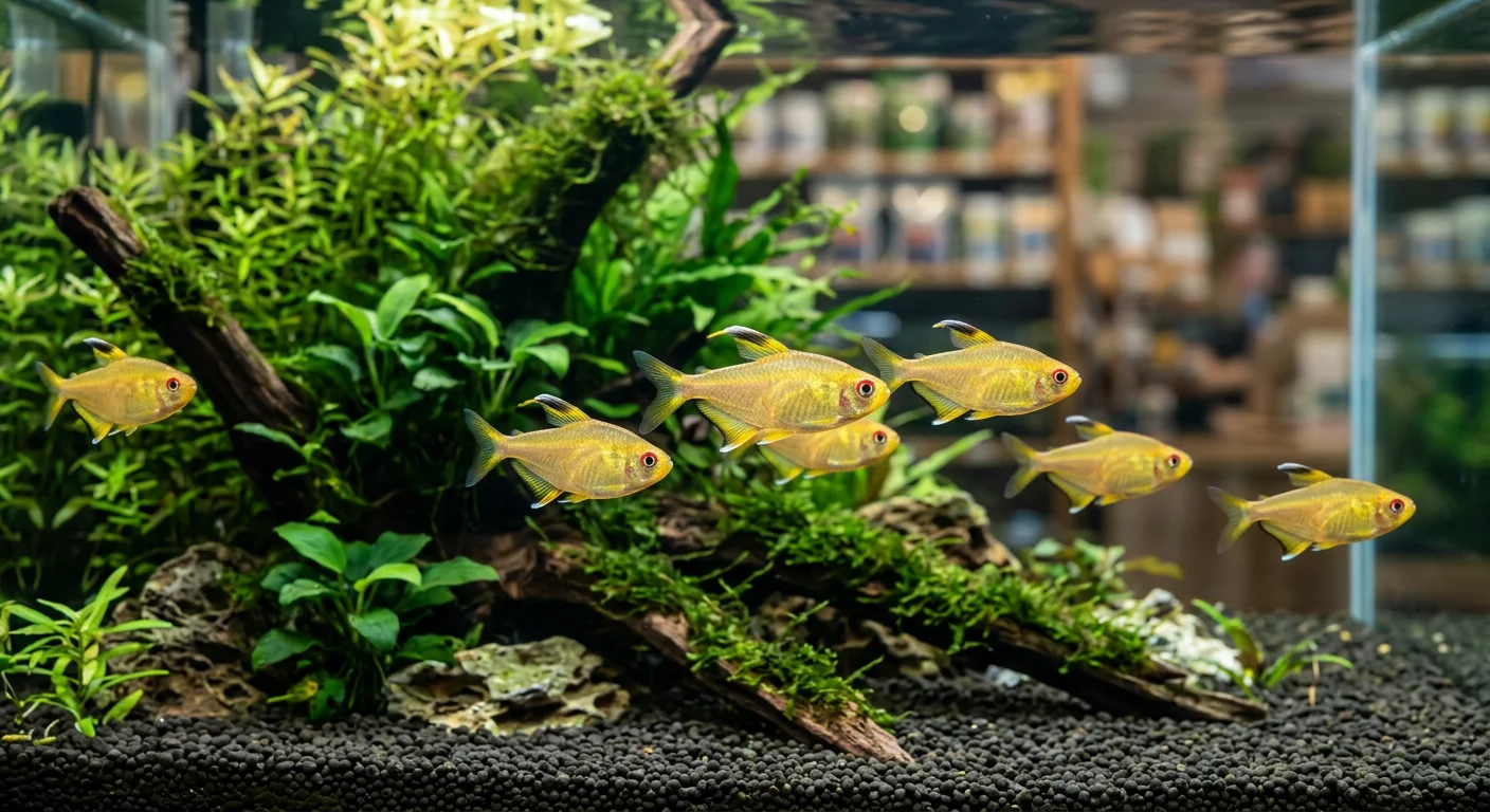 Citrontetra (Hyphessobrycon pulchripinnis) – Den solrige stimefisk