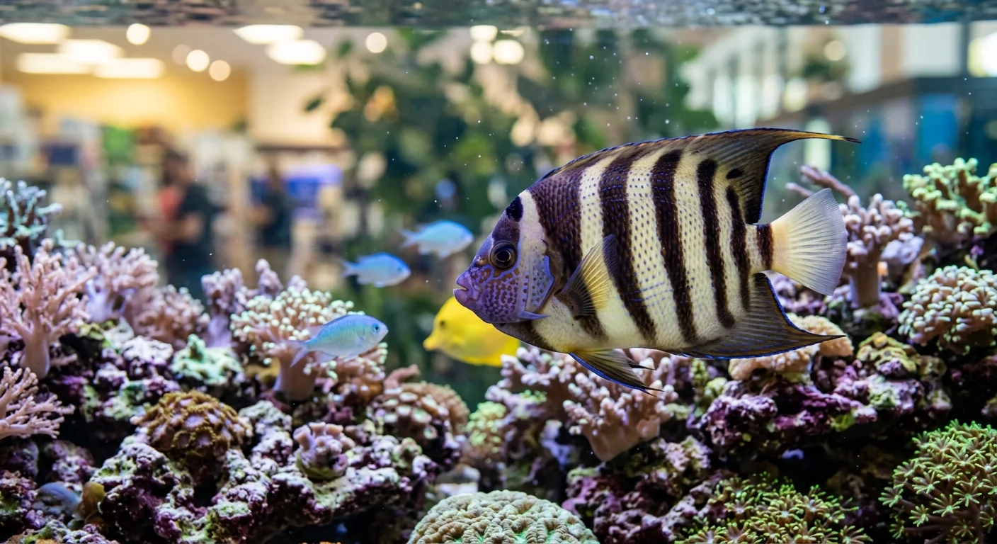 Seksbåndet kejserfisk - Pomacanthus sexstriatus