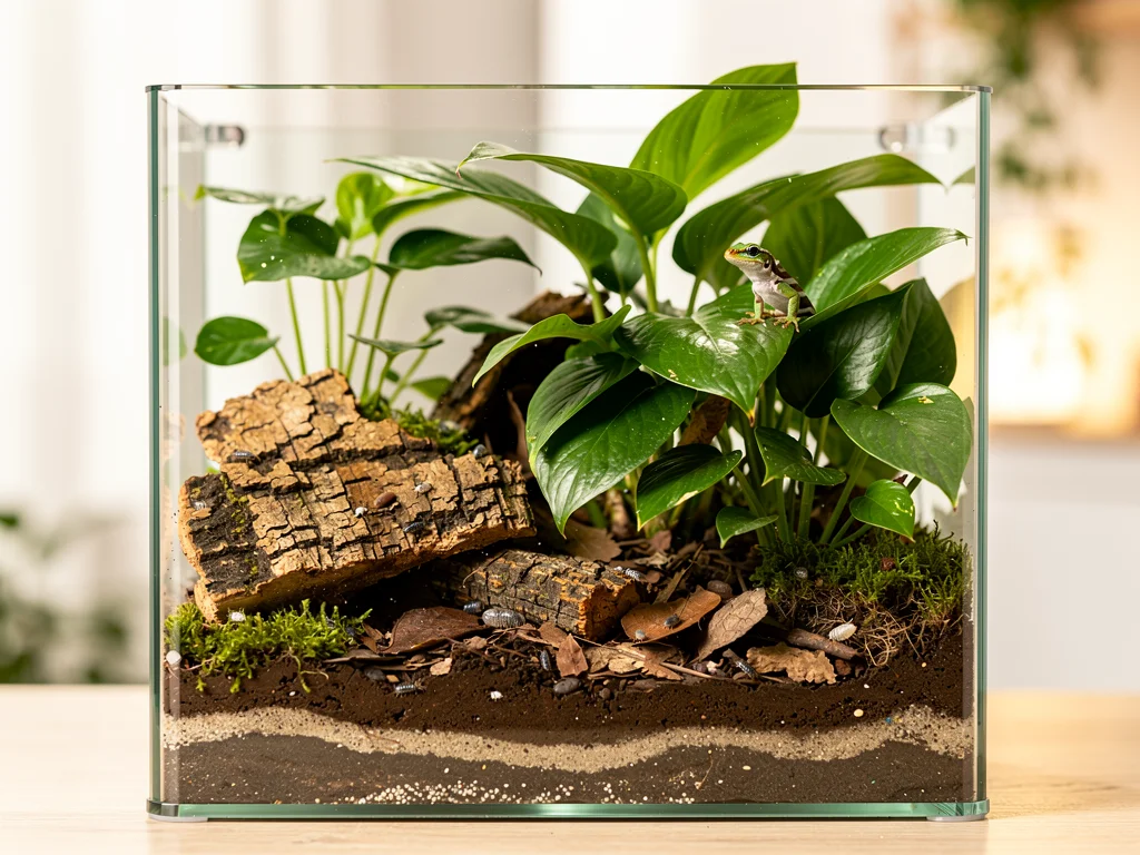 Bioaktive Terrarier – Naturlige Økosystemer med Planter og Mikrofauna