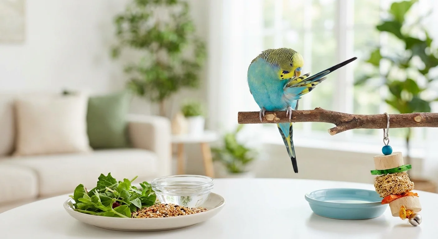 Den perfekte daglige rutine for din undulat