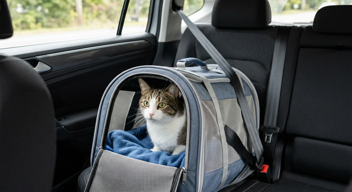 Hvordan transporterer man en kat sikkert i bil?
