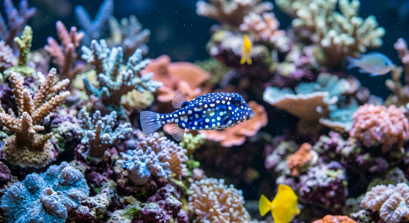 Hvid Plettet kuffertfisk (Ostracion meleagris) – Din komplette plejeguide