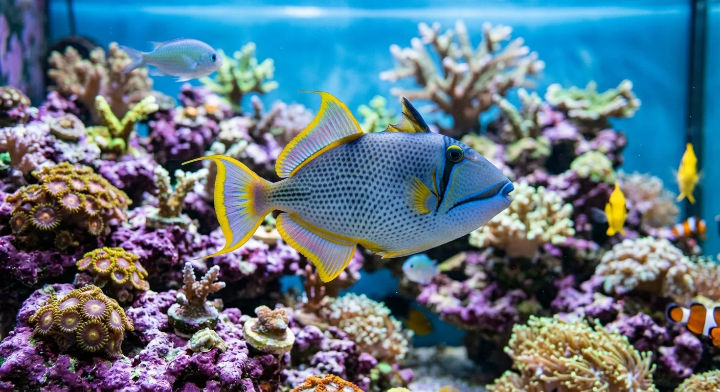 Gylden aftrækkerfisk - Xanthichthys auromarginatus