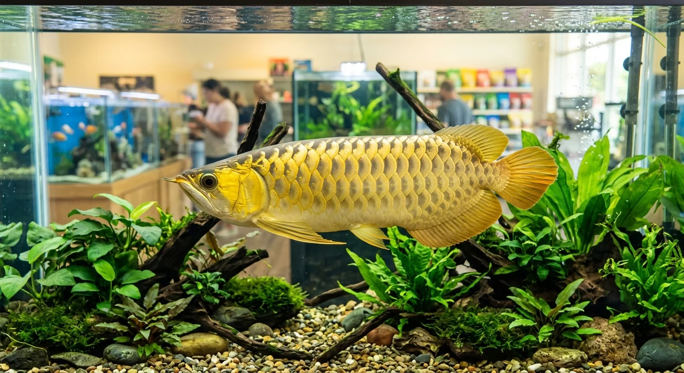 Asiatisk Arowana Crossback – Den majestætiske krydsryggede dragefisk