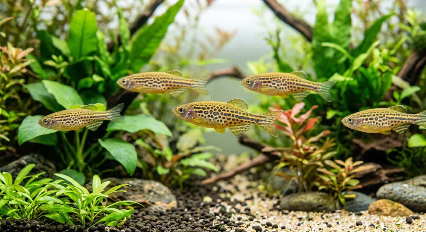 Leopard Danio (Brachydanio frankei) – Den flekkede flokfisk til dit akvarium