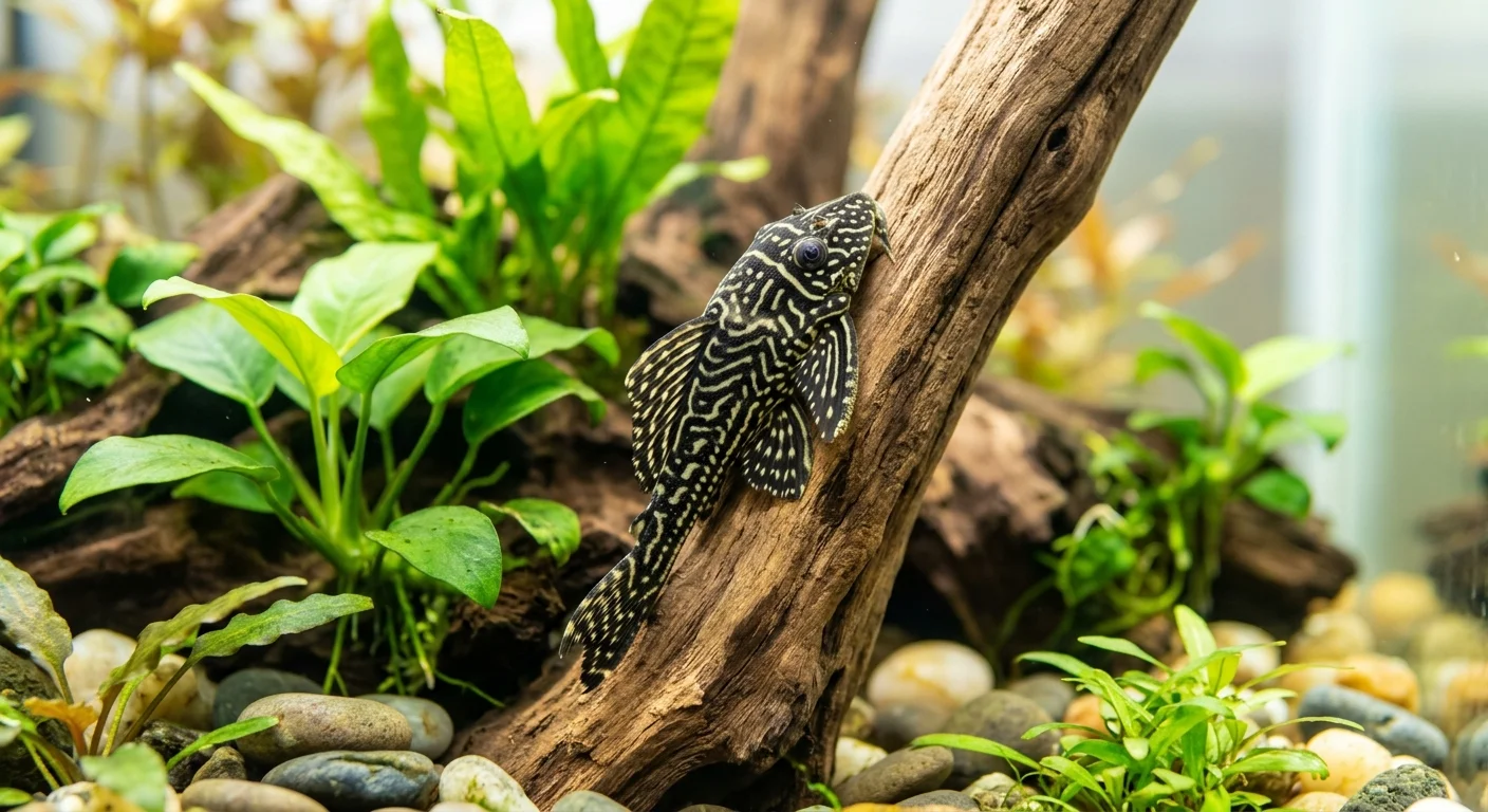 L-204 (Panaqolus albivermis) - Hvidstribet Prinsesugemalle