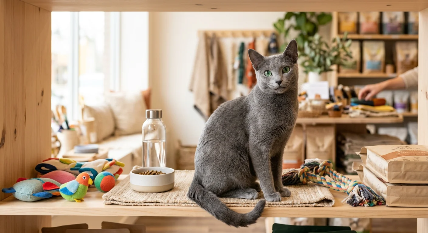 Russian Blue – Den elegante blå kat