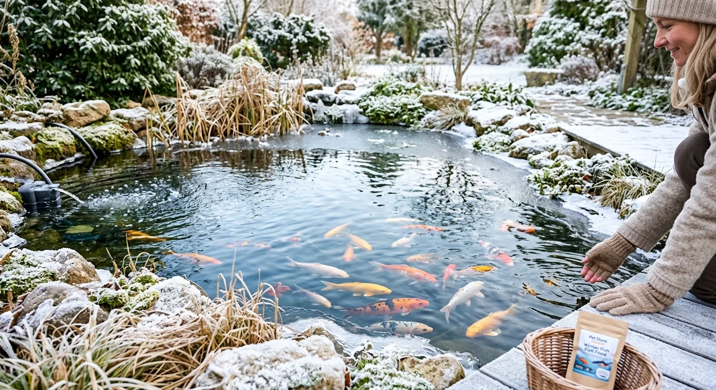 Kan man have fisk i havedammen om vinteren?