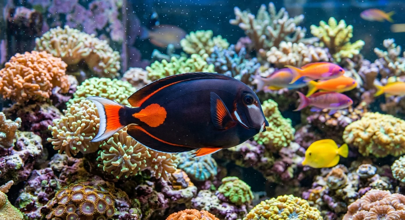 Acanthurus Achilles (Hawaii) kirurgfisk