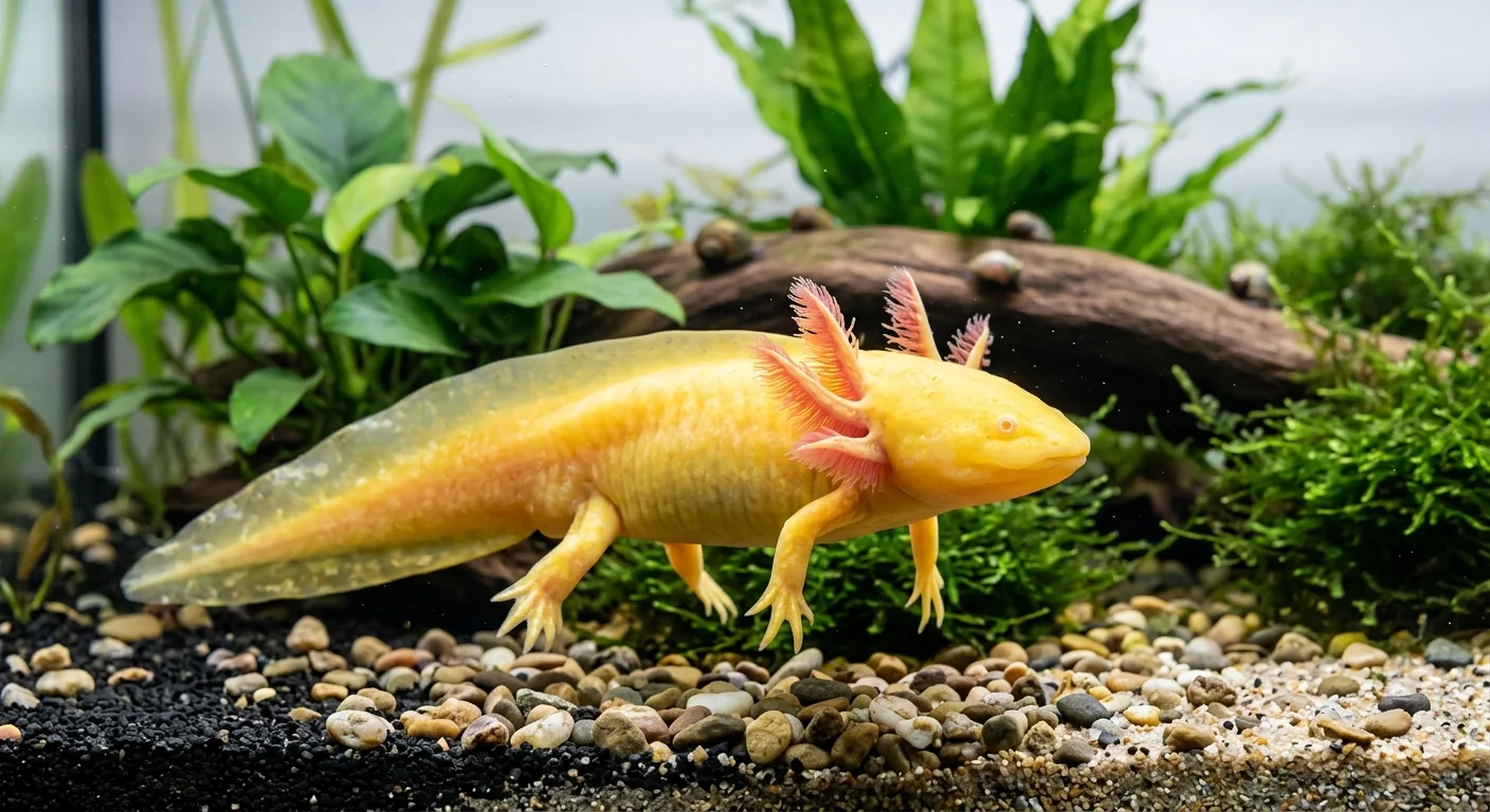 Axolotl (Ambystoma mexicanum Gold) – det evige larvestadie i akvariet