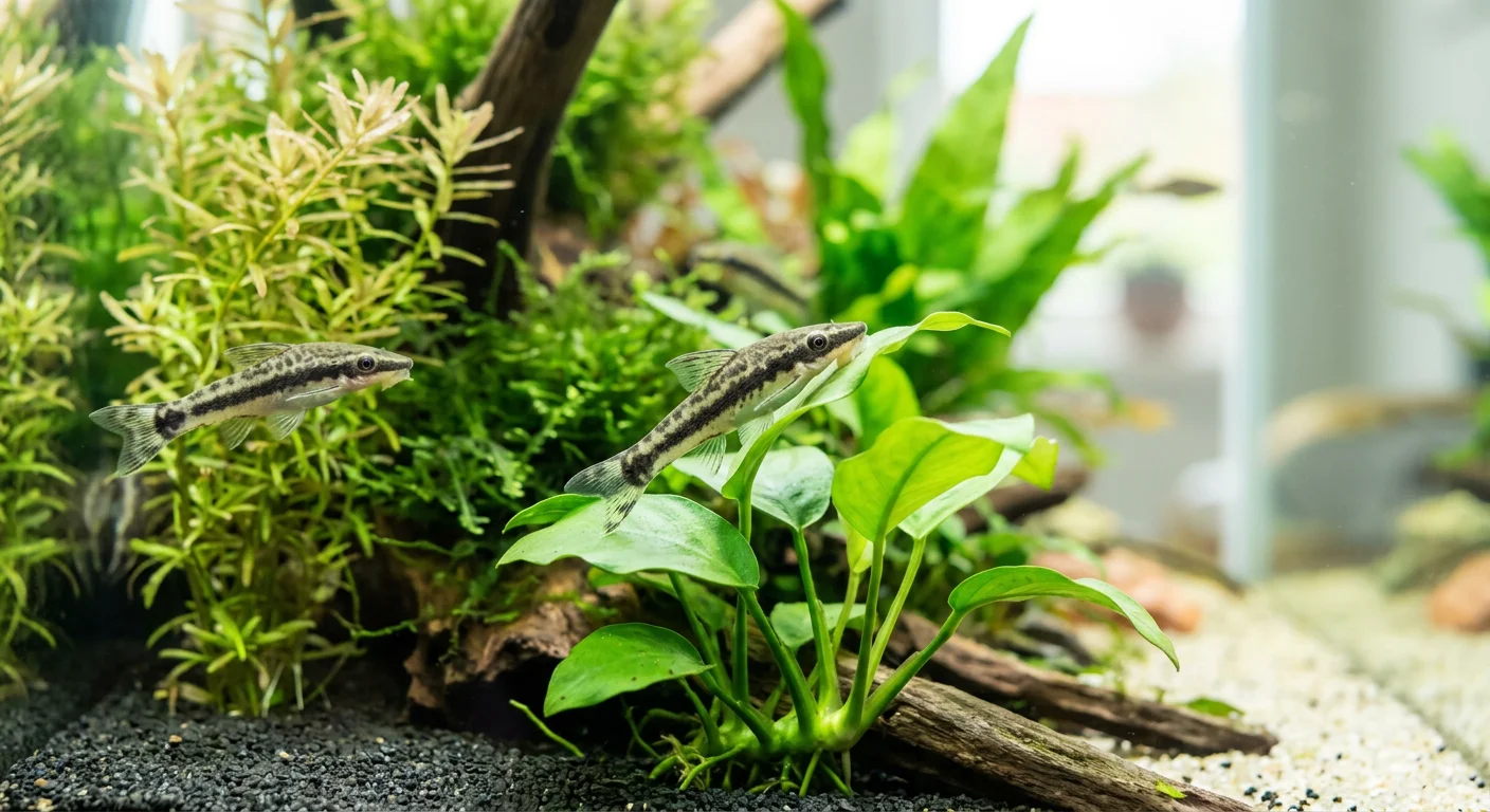 Dværg sugemalle (Otocinclus affinis) – Den perfekte algeæder til dit akvarium