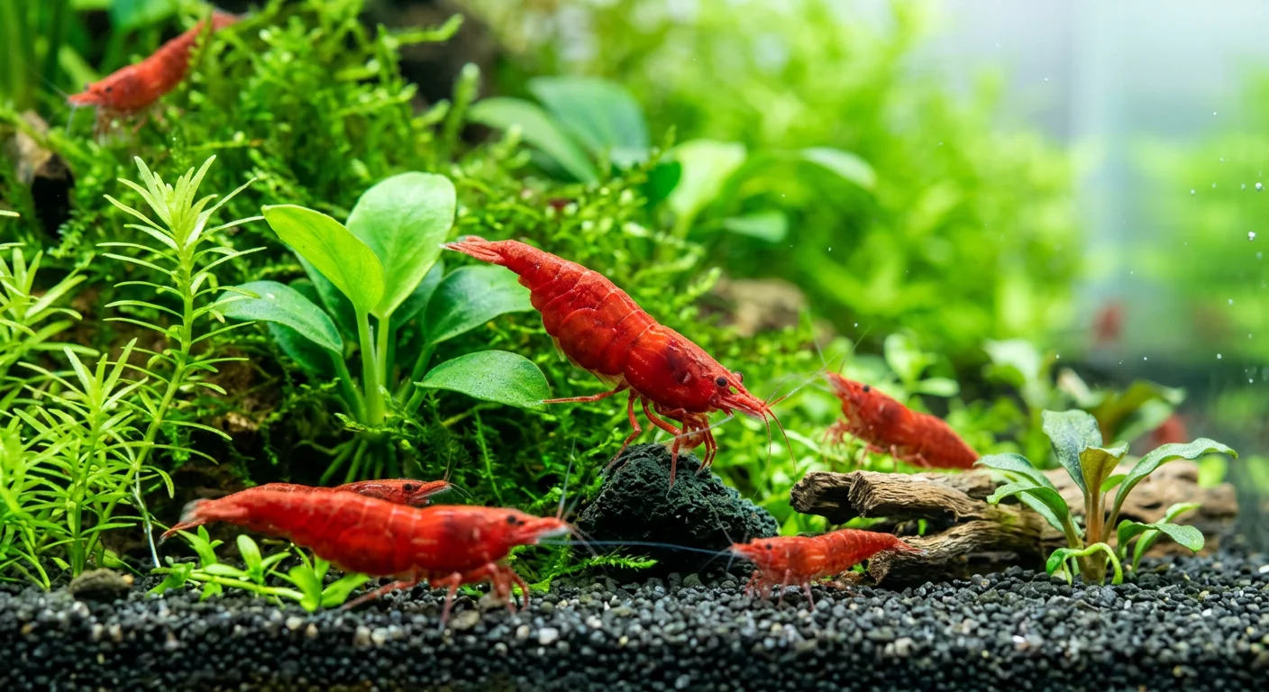 Super Rød Sakura Reje (Neocaridina denticulata) – Den ultimative guide til pleje og avl