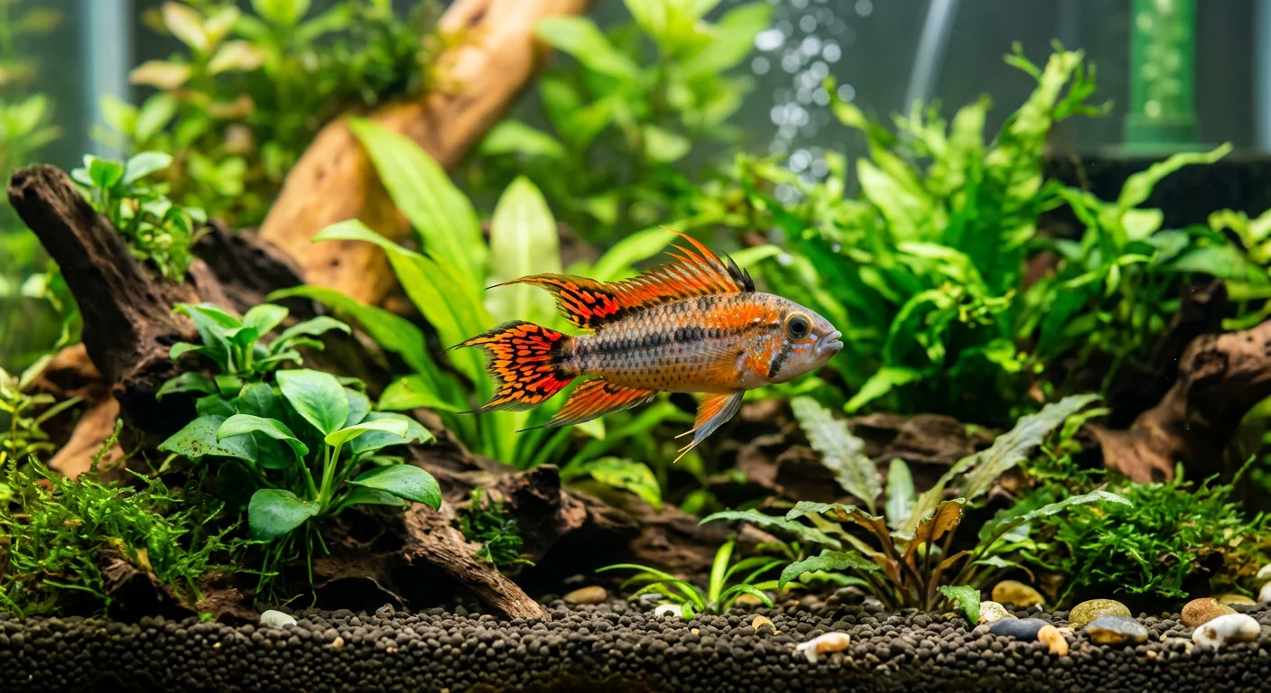Apistogramma cacatuoides Cacadu – Den farverige kakadue-dværgcichlide