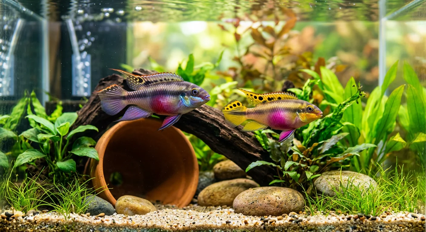 Kribensis (Pelvicachromis pulcher) – Den farverige dværgcichlide
