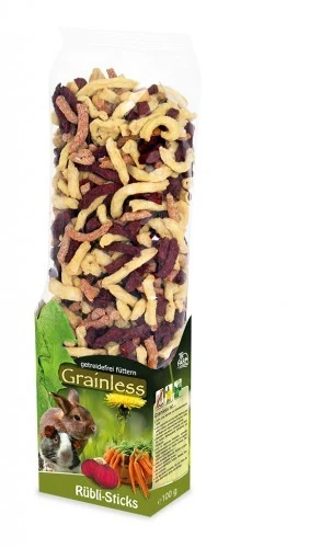 JR Grainless Gnaverstænger Rübli Sticks 100 g