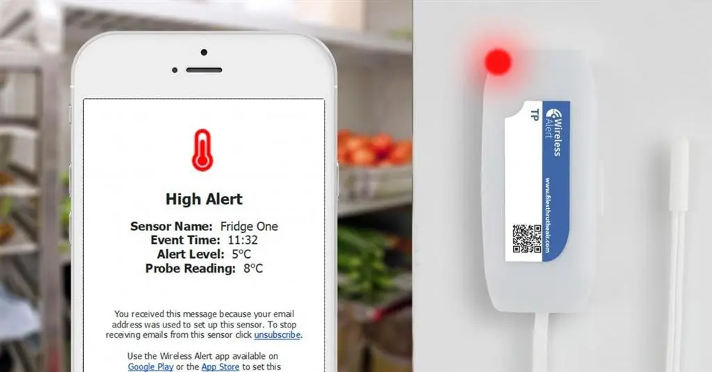Temperatur Alarm med WIFI alert