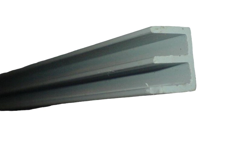 MiniZoo plastskydeliste grå overdel 100 cm (4 mm)