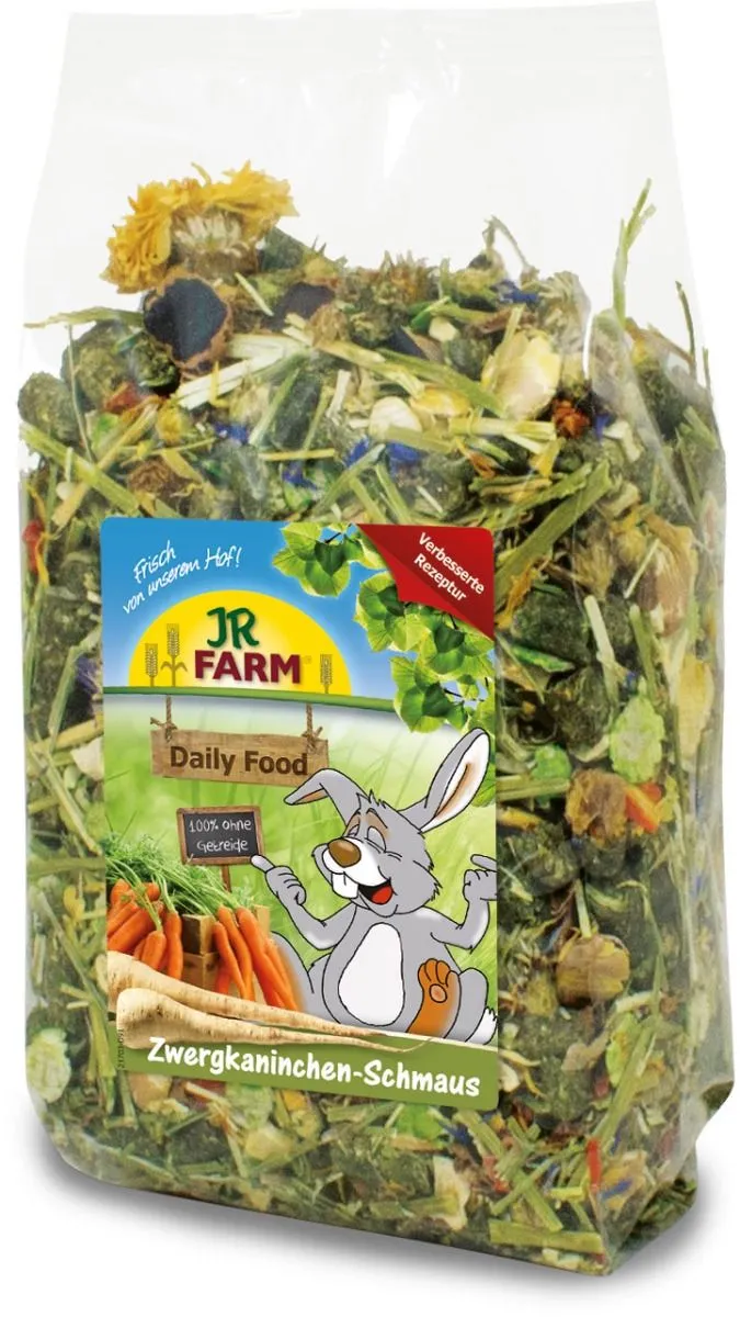 JR Farm Dværgkaninsmovs 1,2kg - Kornfri