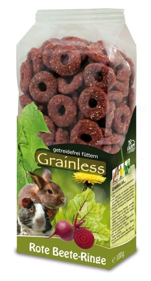 JR Farm Grainless Rødbederinge 100 g