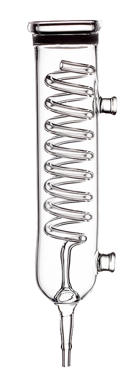 Glas CO2 Diffuser med spiral bubble tæller L