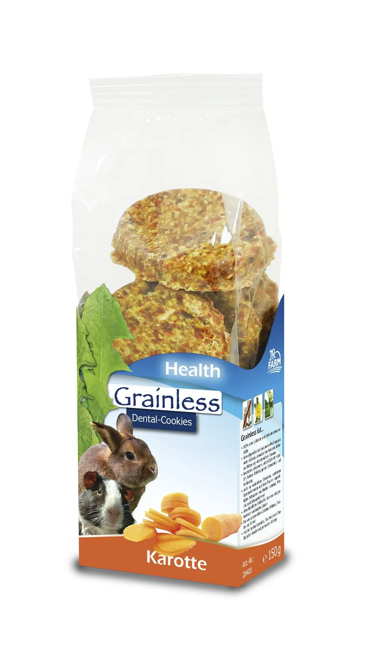 JR Grainless Health Dental - Gulerod 150 g