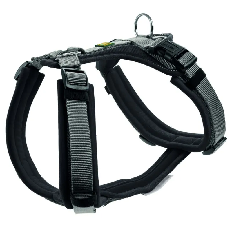 Hunter hundesele Maldon Sort og Grå XS længde 31-49 cm 1,5 cm - let og præcis pasform
